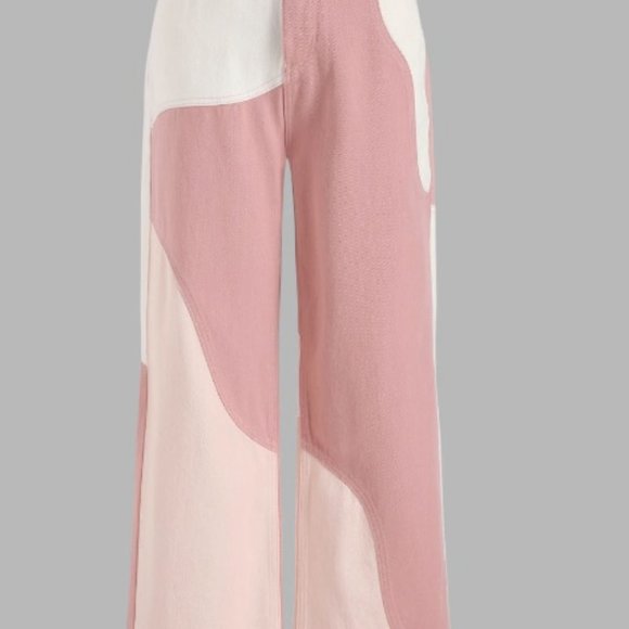 Cider Denim - Cider Pink Patterned Jeans | Size Medium (NEVER WORN)